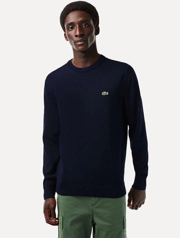 Jersey de Cuello Redondo de Corte Regular Lacoste